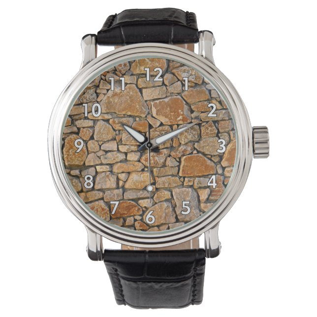 Montre Stone Wall w/White Bordered Numbers (devant)