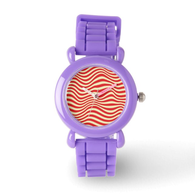 Montre Striped background (Recto)