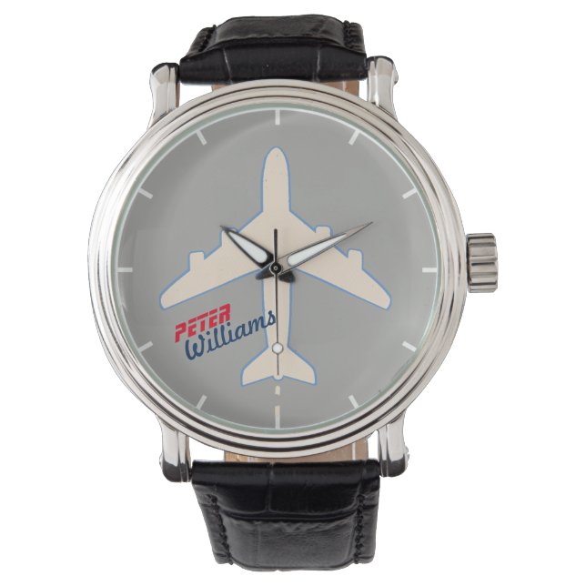 Montre style aéronautique pour un pilote ou un amateur d' (devant)
