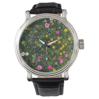 Montre Stylish Watercolor Floral Pattern