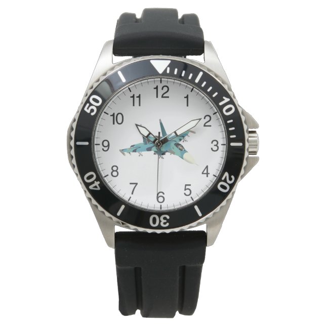 Montre Su-27 Avion à réaction russe (devant)