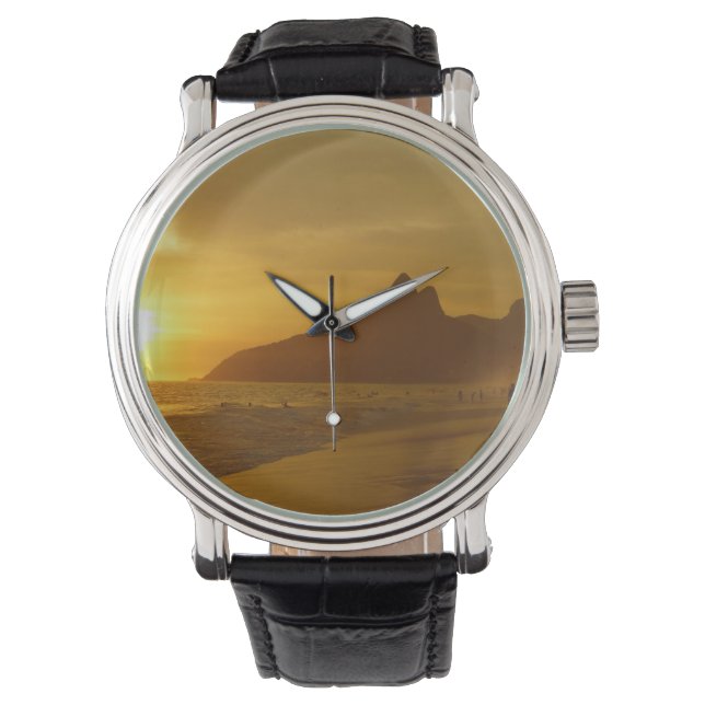 Montre Sun Set à Ipanema Beach Brésil (devant)