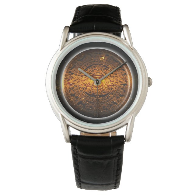 Montre Sun Stone Mexica Civilization (devant)
