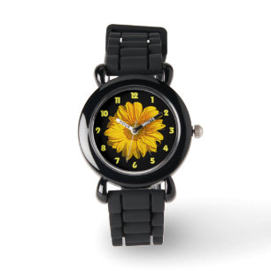 Montre Sunflower Yellow Fat Numéros wacnm