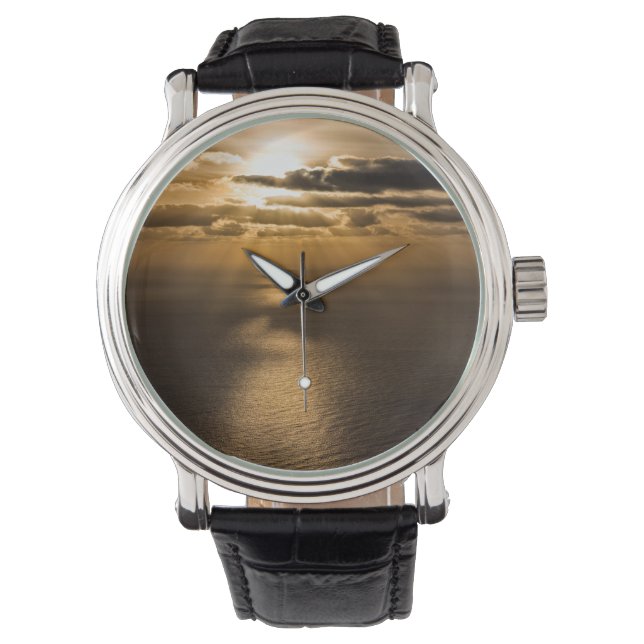 Montre Sunrise above the Atlantic ocean (devant)