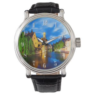Montre Sunset à Bruges. Belgique