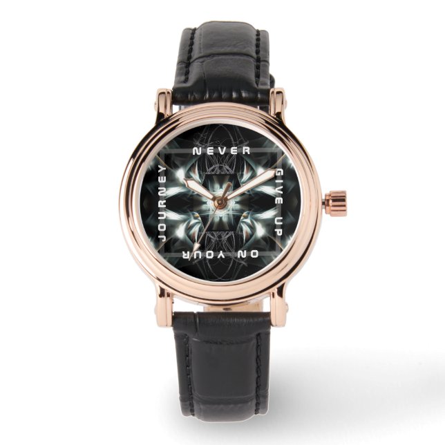 Montre Sur ton voyage, n'abandonne jamais (Recto)