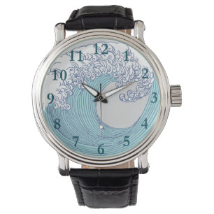 Montre Surf asiatique japonais Vague Art Ocean Art