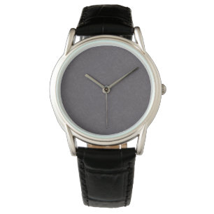 Montre Surface texturée violette foncée à motif tourbillo