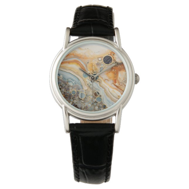 Montre Surveillance Abstraite des fossiles (devant)
