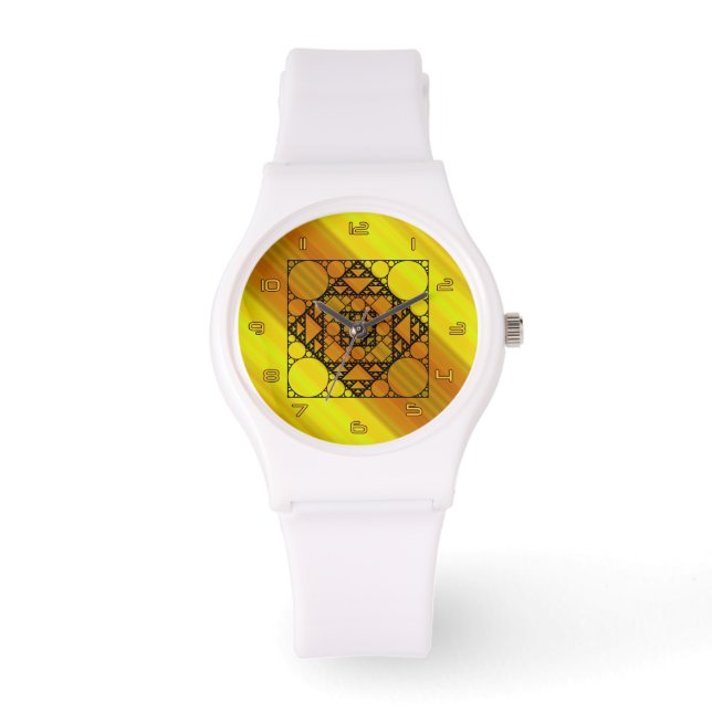 Montre Surveillance de la géométrie fractale (Recto)