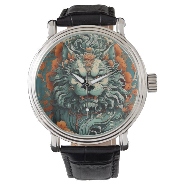 Montre Surveillance de la grippe Lion de la sagesse (devant)