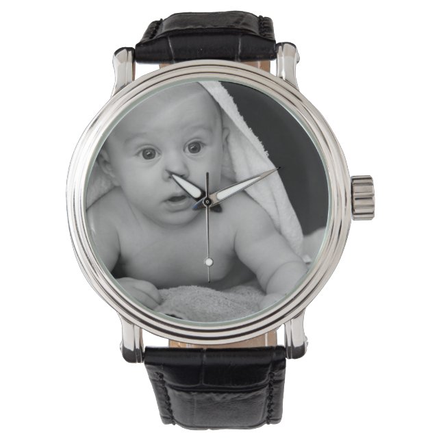 Montre Surveillance de la photo personnalisée (devant)