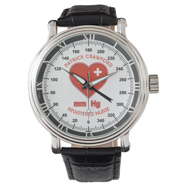 Montre Surveillance de la pression artérielle Infirmière  (devant)