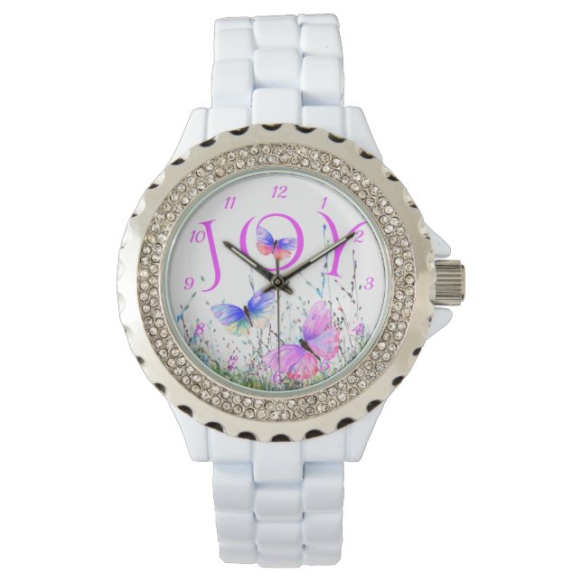 Montre Surveillance des papillons de printemps (devant)