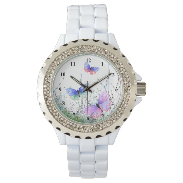 Montre Surveillance des papillons volants (devant)