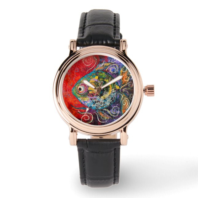 Montre surveillance des poissons (Recto)