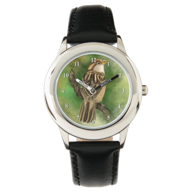 Montre Surveillance du Bruant Petit Oiseau (devant)