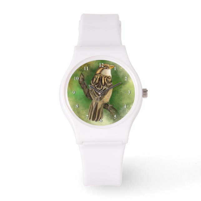 Montre Surveillance du Bruant Petit Oiseau (Recto)