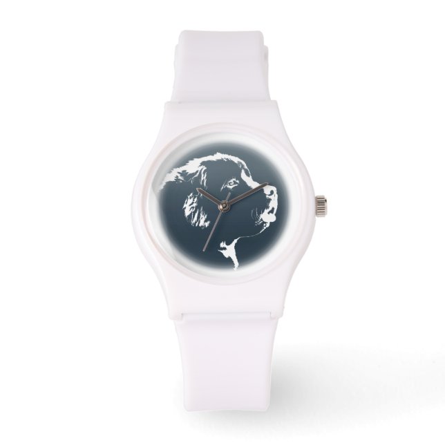 Montre Surveillance du chien de Terre-Neuve Surveillance  (Recto)