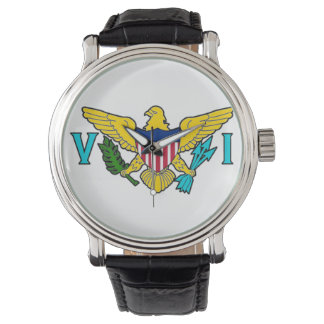 Montre Surveillance du drapeau de Virgin Island