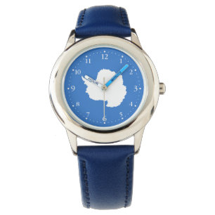 Montre Surveillance du drapeau patriotique de l'Antarctiq