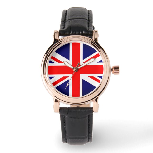 Montre Surveillance du drapeau Union Jack (Recto)