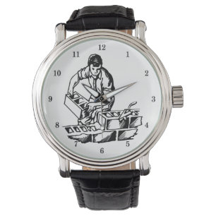 Montre Surveillance du poignet de la couche de maçon/bri