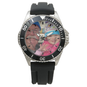 Montre Surveillance du script photo personnalisé   Meille