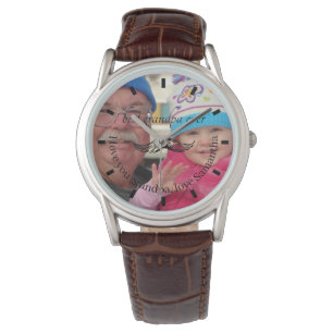 Montre Surveillance du script photo personnalisé Meille