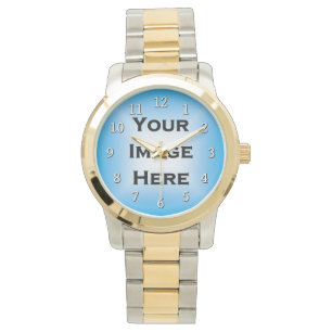 Montre Surveillance Personnalisée Avec Des Chiffres Blanc