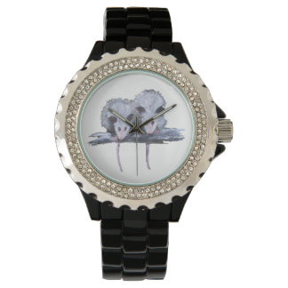 Montre Surveillance personnalisée des "deux opossum"