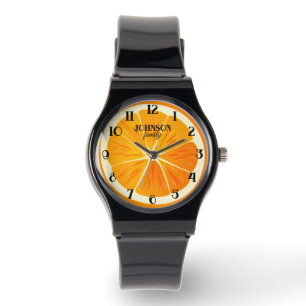 Montre Surveillance personnalisée du nom de famille Citru