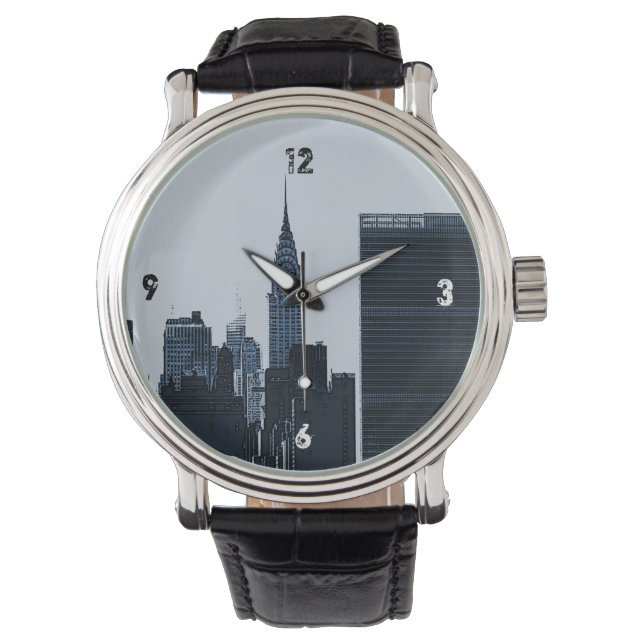 Montre Surveillance Skyline NYC (devant)