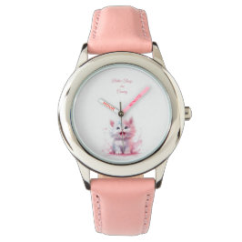 Montre Sweet Pastel Rose Kitten
