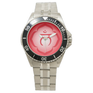 Montre Symbole Chakra Racine Rouge - 1er Chakra - Muladha