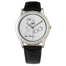 Symbole cool d'infinité Philosophie Watch