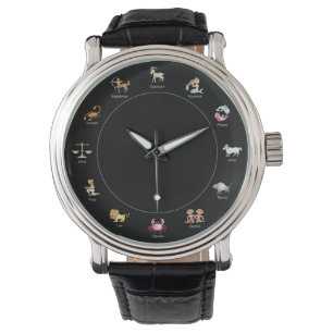 Montre Symbole de dessin animé Zodiac