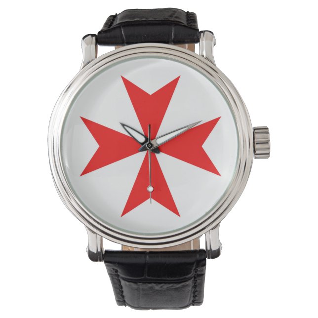 Montre symbole de la croix-rouge (devant)