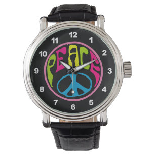 Montre SYMBOLE DE LA PAIX Hippie