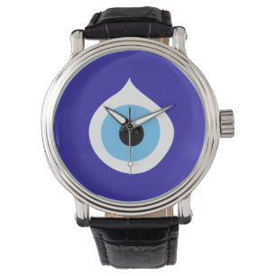 Montre symbole de l'oeil maléfique ancien nazar fatima t