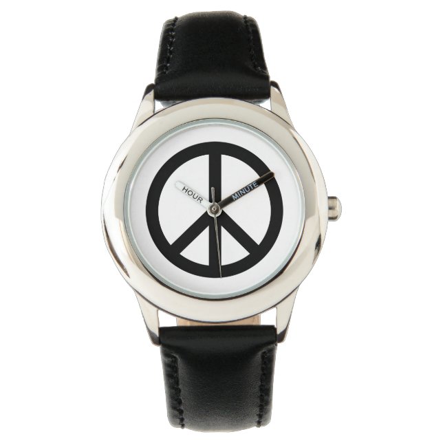 Montre Symbole de paix pour enfants (devant)
