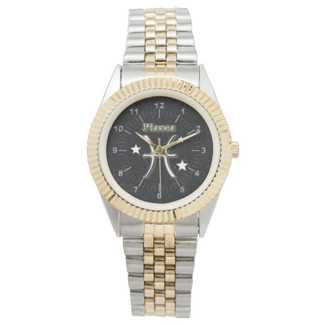 Montre Symbole de Pisces (devant)