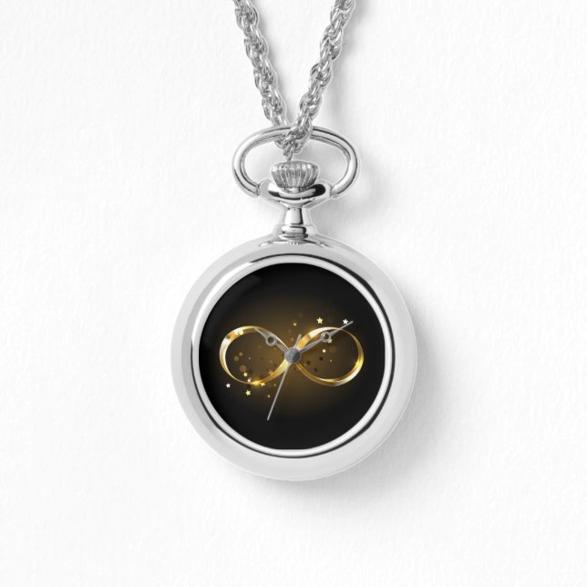 Montre Symbole d'infini doré (Recto)