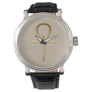 Montre Symbole égyptien croisé d'Ankh