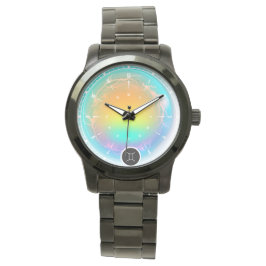 Montre Symbole moderne Zodiac Gemini Citation Air Element