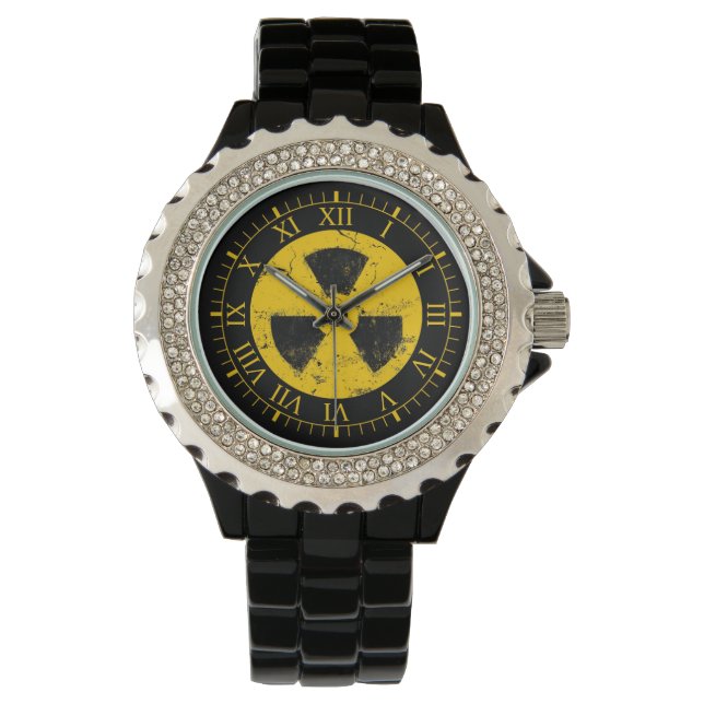 Montre Symbole nucléaire de radiation (devant)