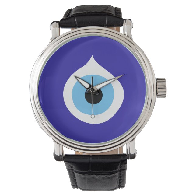 Montre symbole oeil mal antique nazar fatima talisman cha (devant)