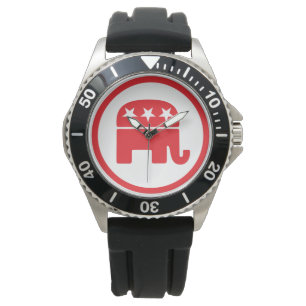 Montre Symbole politique du parti républicain (éléphant)