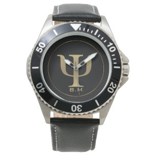 Montre Symbole Psi Or Psychologue